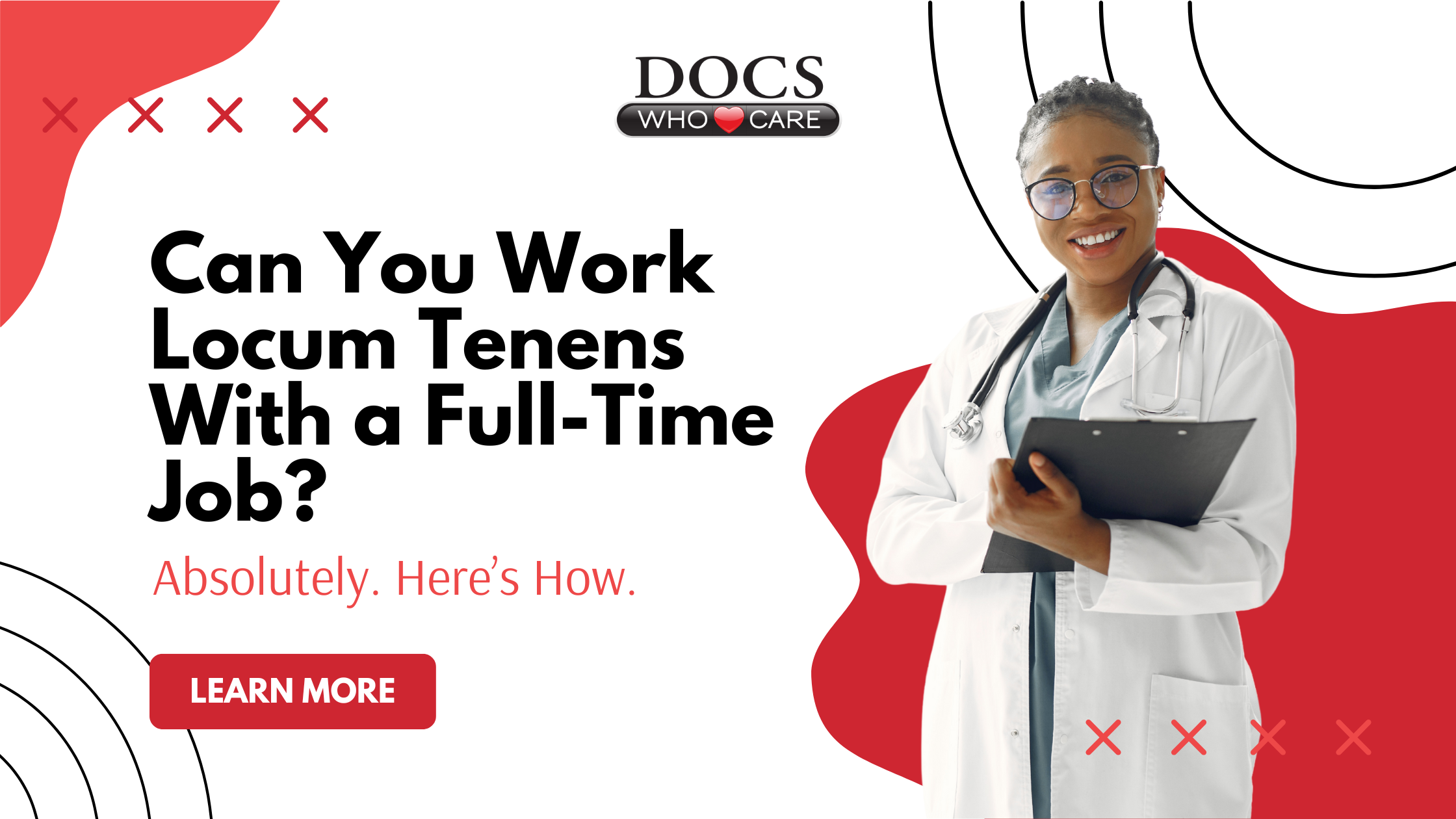 Can you work locum tenens with a full time job